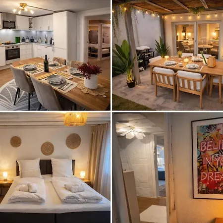 Gartenwohnung-terrasse-3 Schlafzimmer-85zolltv-arcade *