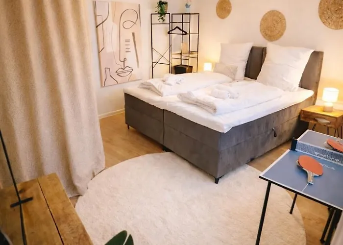 Apartamento Gartenwohnung-terrasse-3 Schlafzimmer-85zolltv-arcade Schwabach